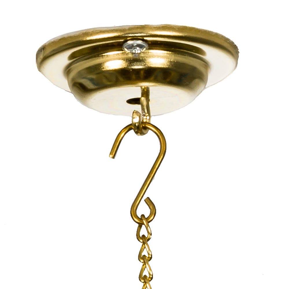 Kurt Adler 33-Inch Metal Gold Ceiling Suspended Tree
